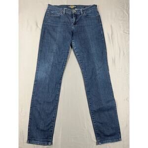 Lucky Brand Sofia Skinny Jeans Womens 12 31 Blue Stretch Denim Mid Rise